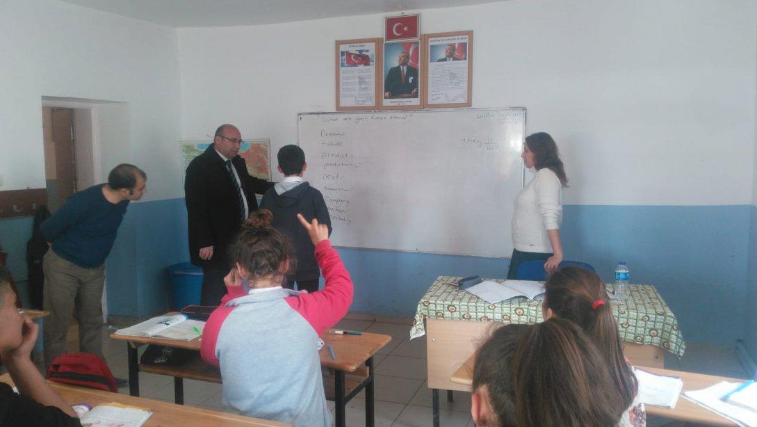 İlçe Milli Eğitim Müdürü Cabbar TURAN okulları ziyaret etti..